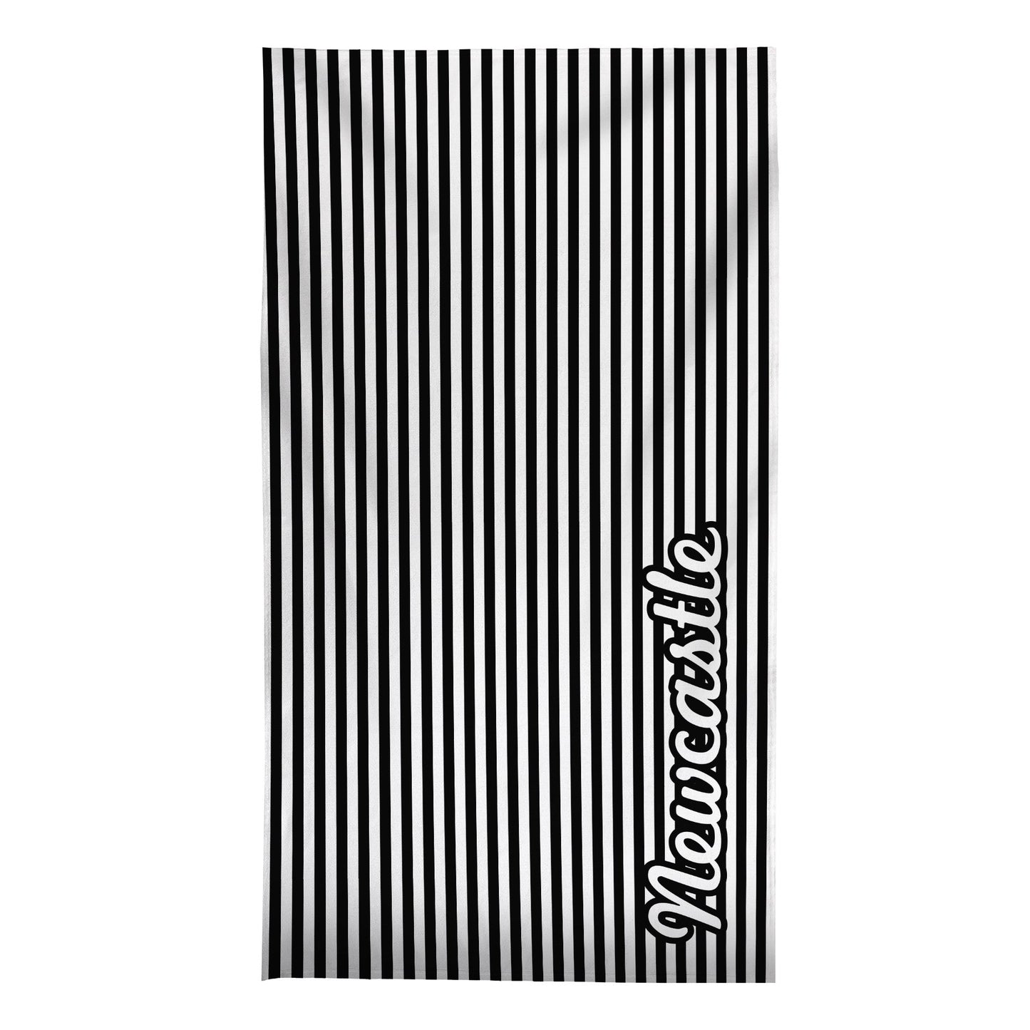 Newcastle - Stripes - Microfibre Retro Beach Towel - 150cm x 75cm