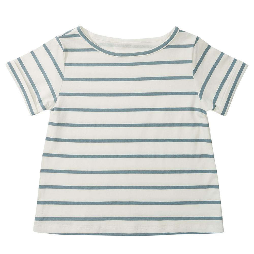 Blue Breton Stripe Summer T-Shirt