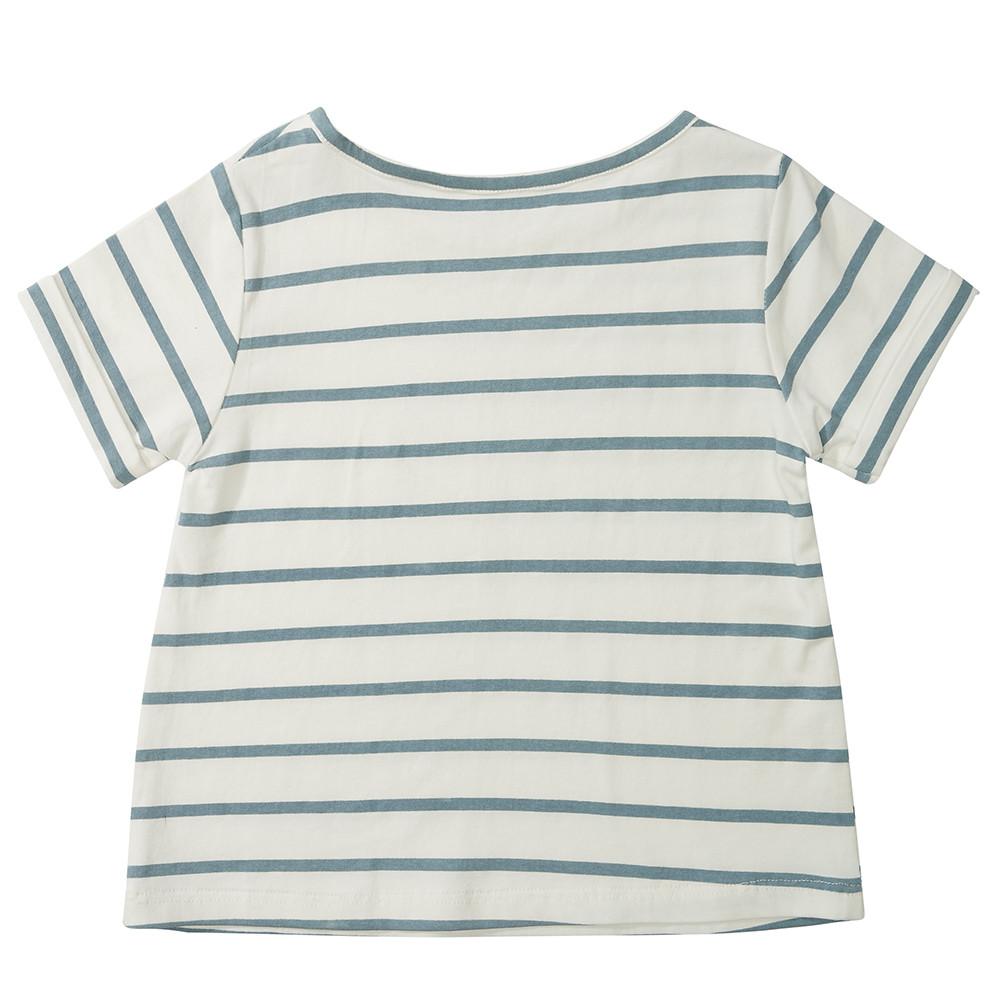 Blue Breton Stripe Summer T-Shirt