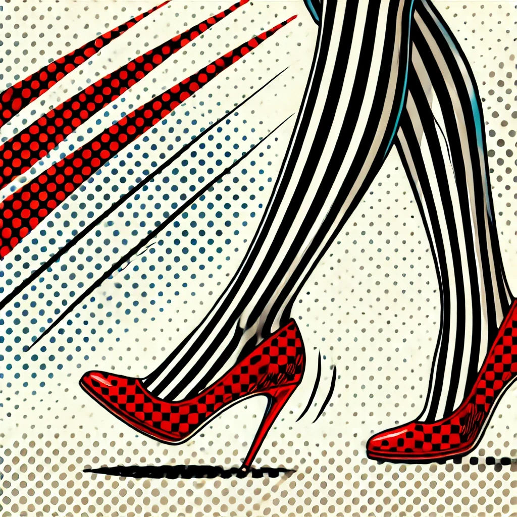 Striped Tights Canvas