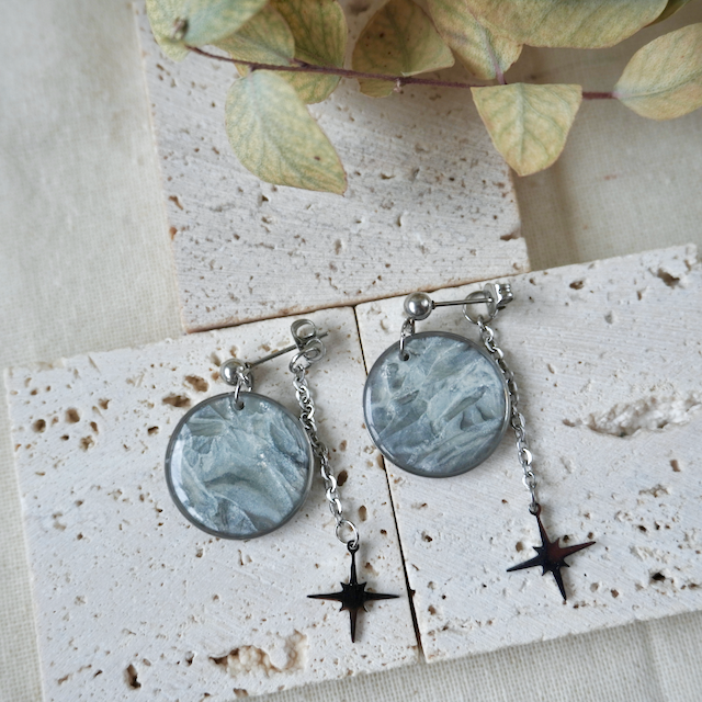 Celestia Stud Disc Star Charm