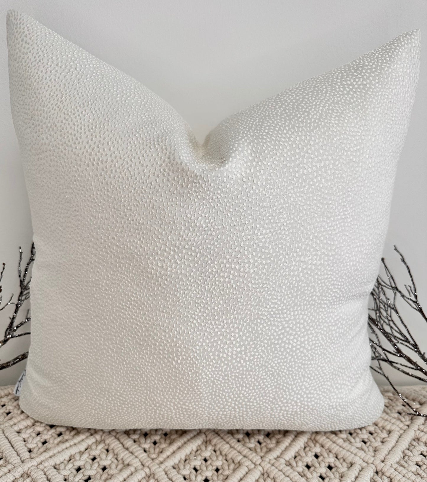 The Couture Cushion - The Ivory Borboletta Style No. 182