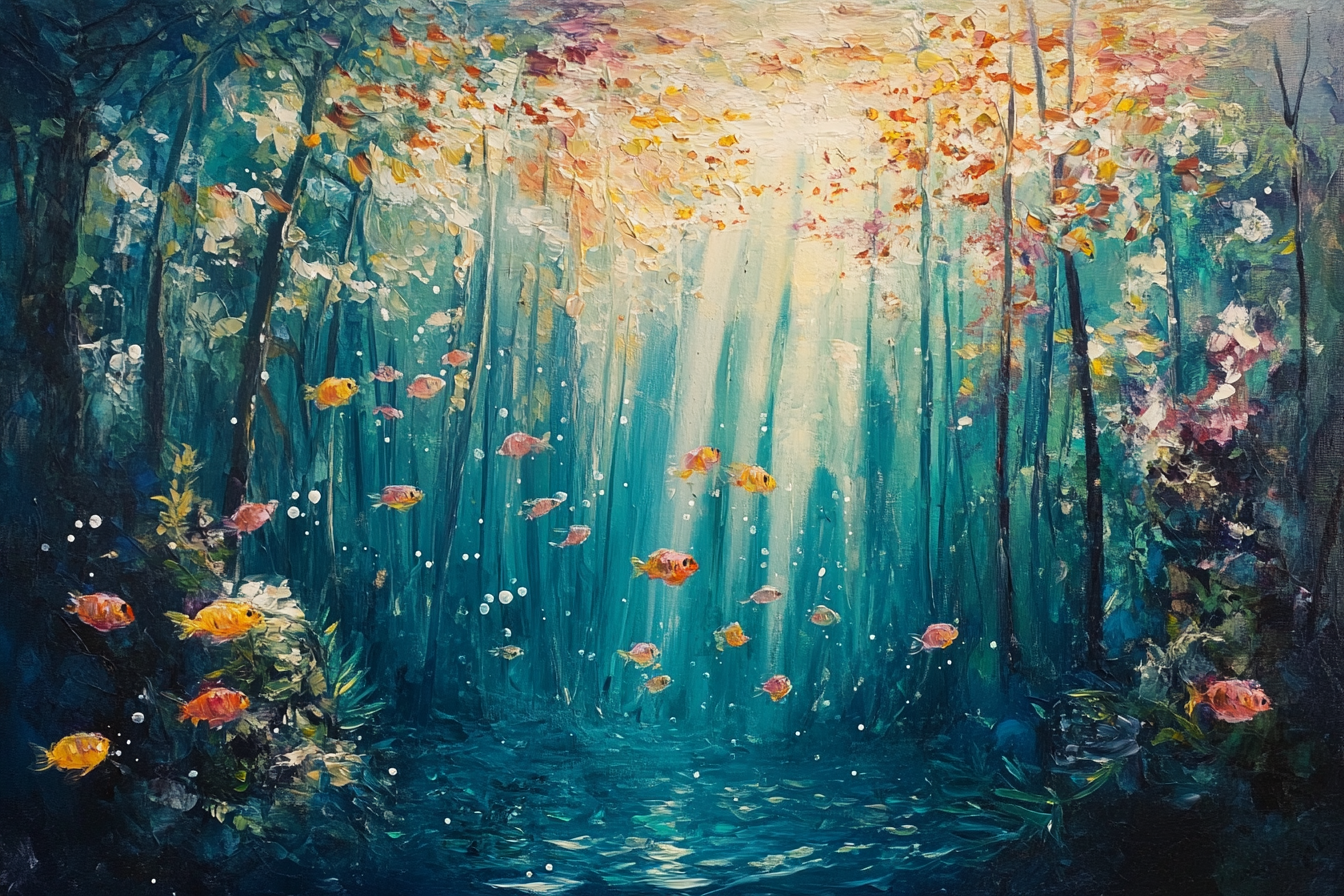 Submerged Woodland Blanket