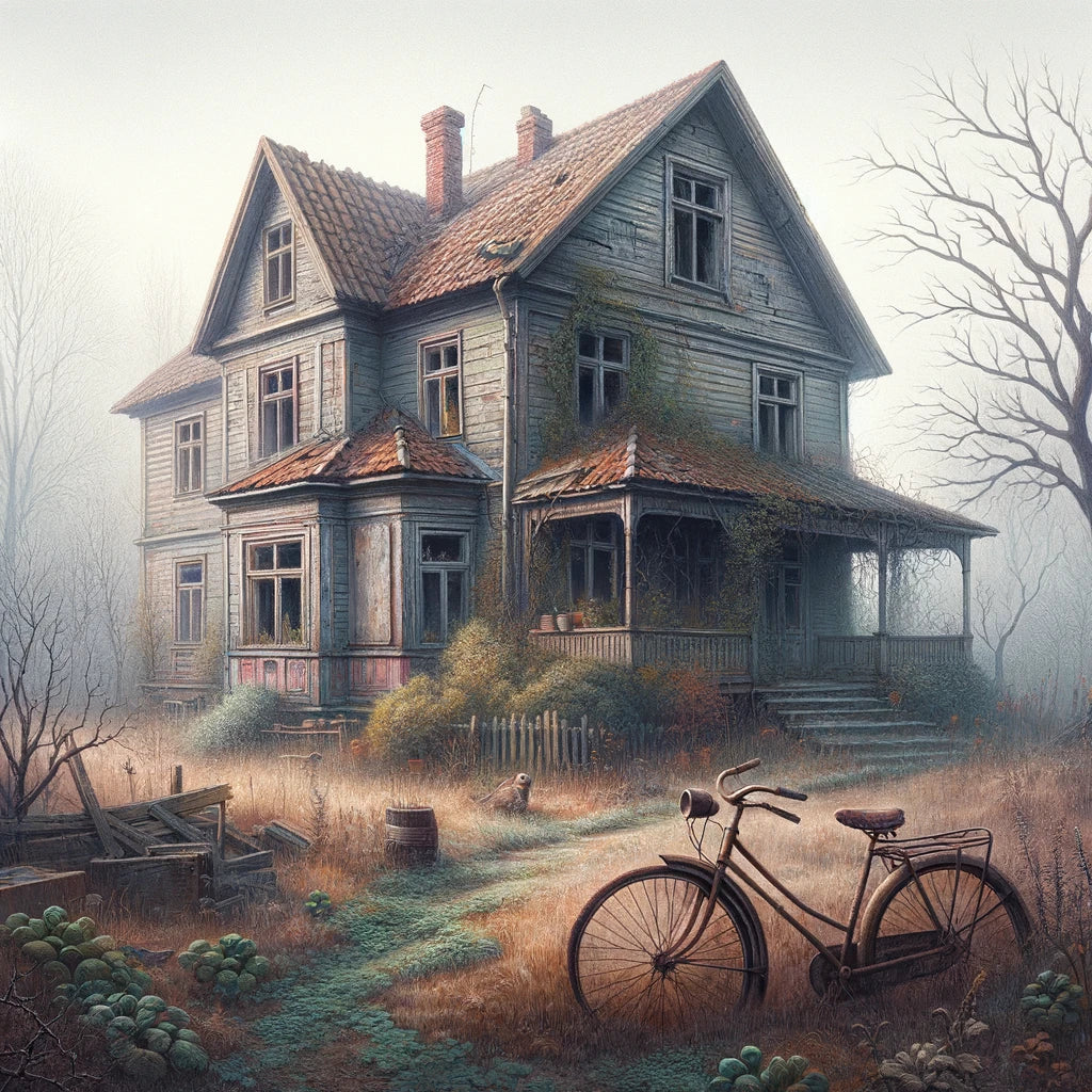 Suburban Relic Home Canvas