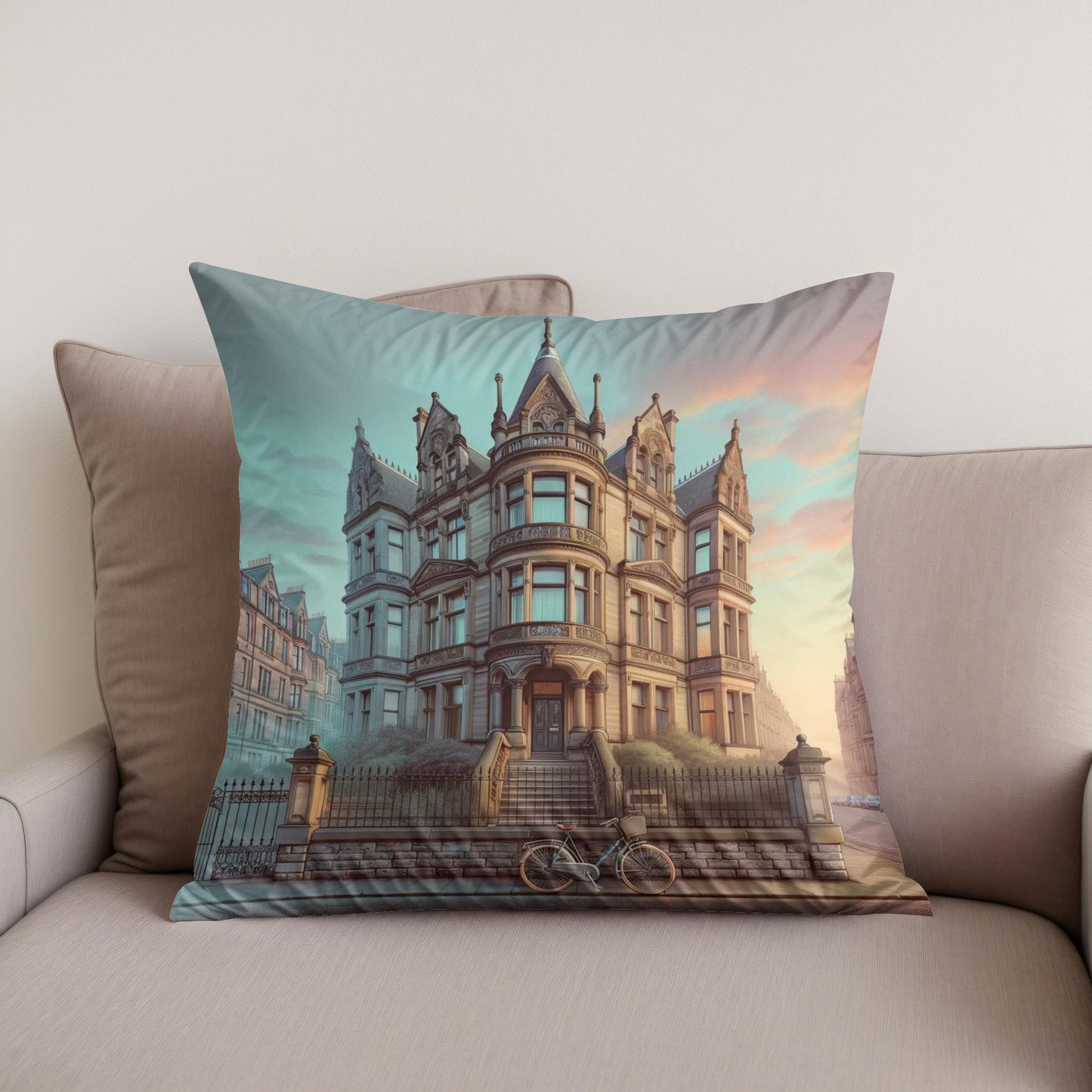 Glasgow Dawn Cotton Cushion