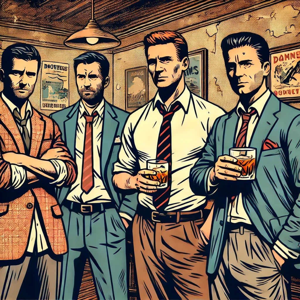 Suits and Whiskey Canvas