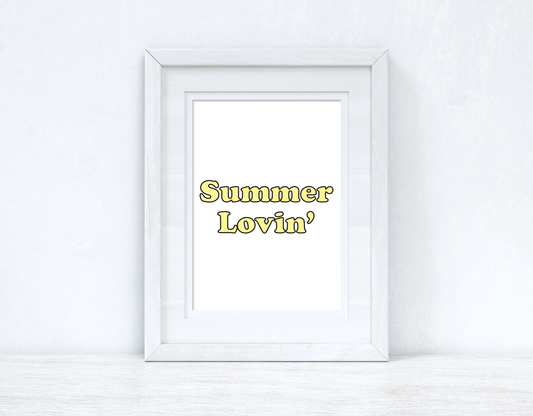 Summer Lovin' Summer Seasonal Wall Home Decor Print