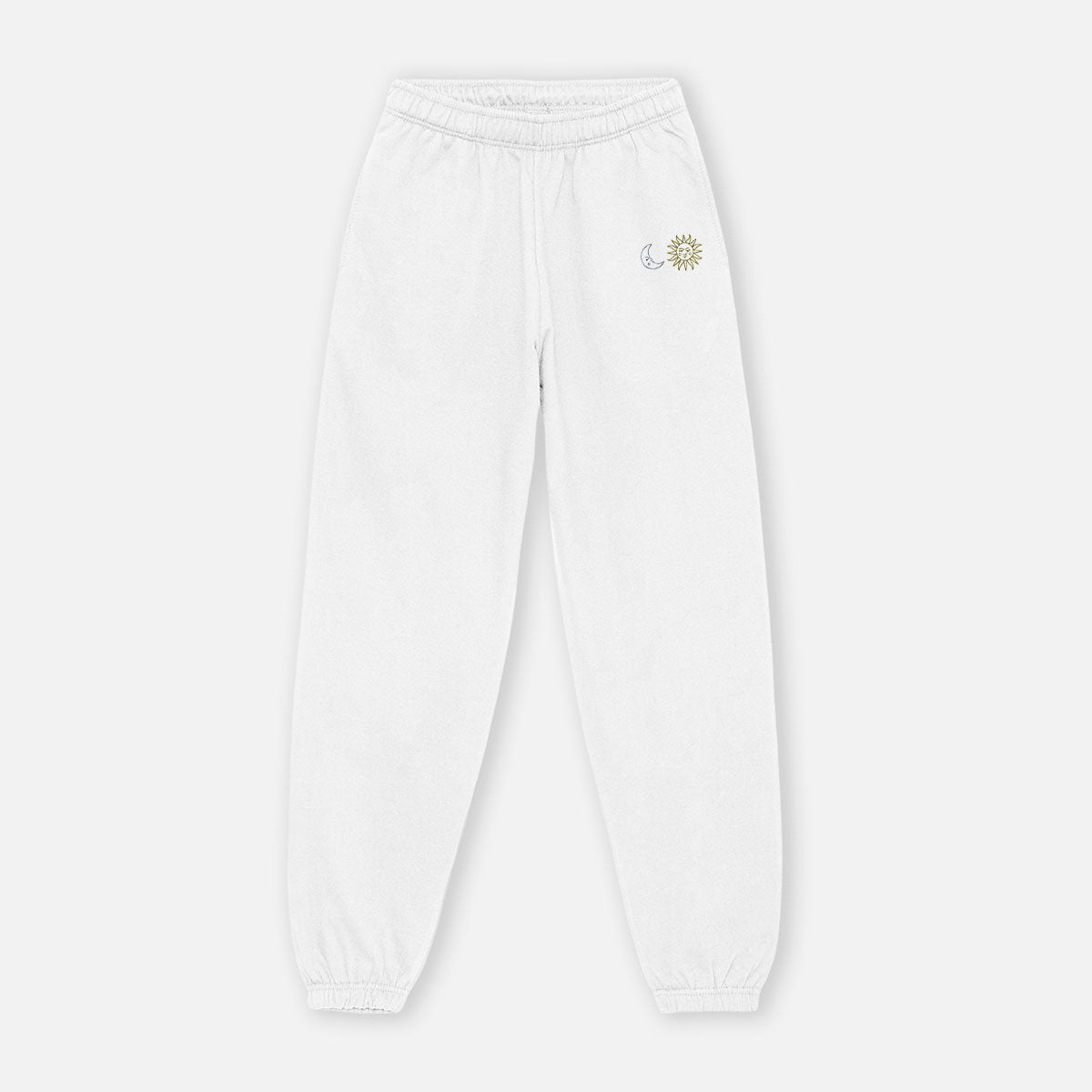Sun And Moon Embroidered Joggers (Unisex)