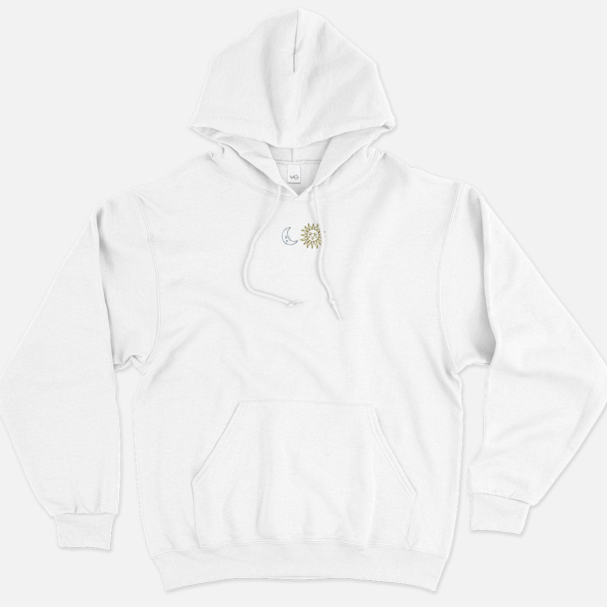 Sun and Moon Embroidered Hoodie (Unisex)