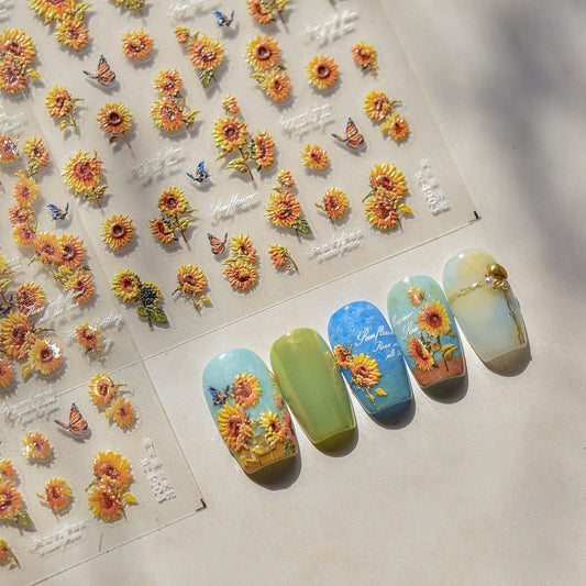 Hello Claws | Sunflower Nail Deco Sticker