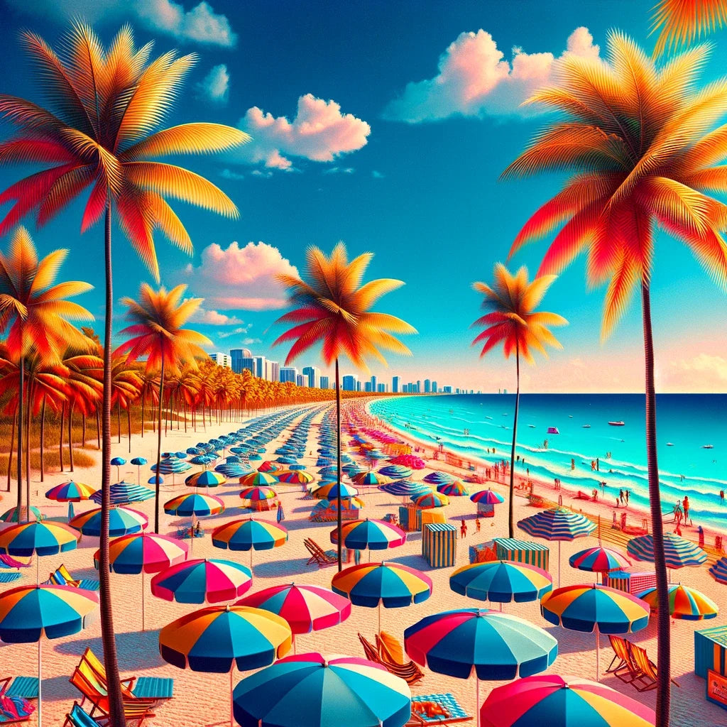 Sunny Miami Bliss Canvas