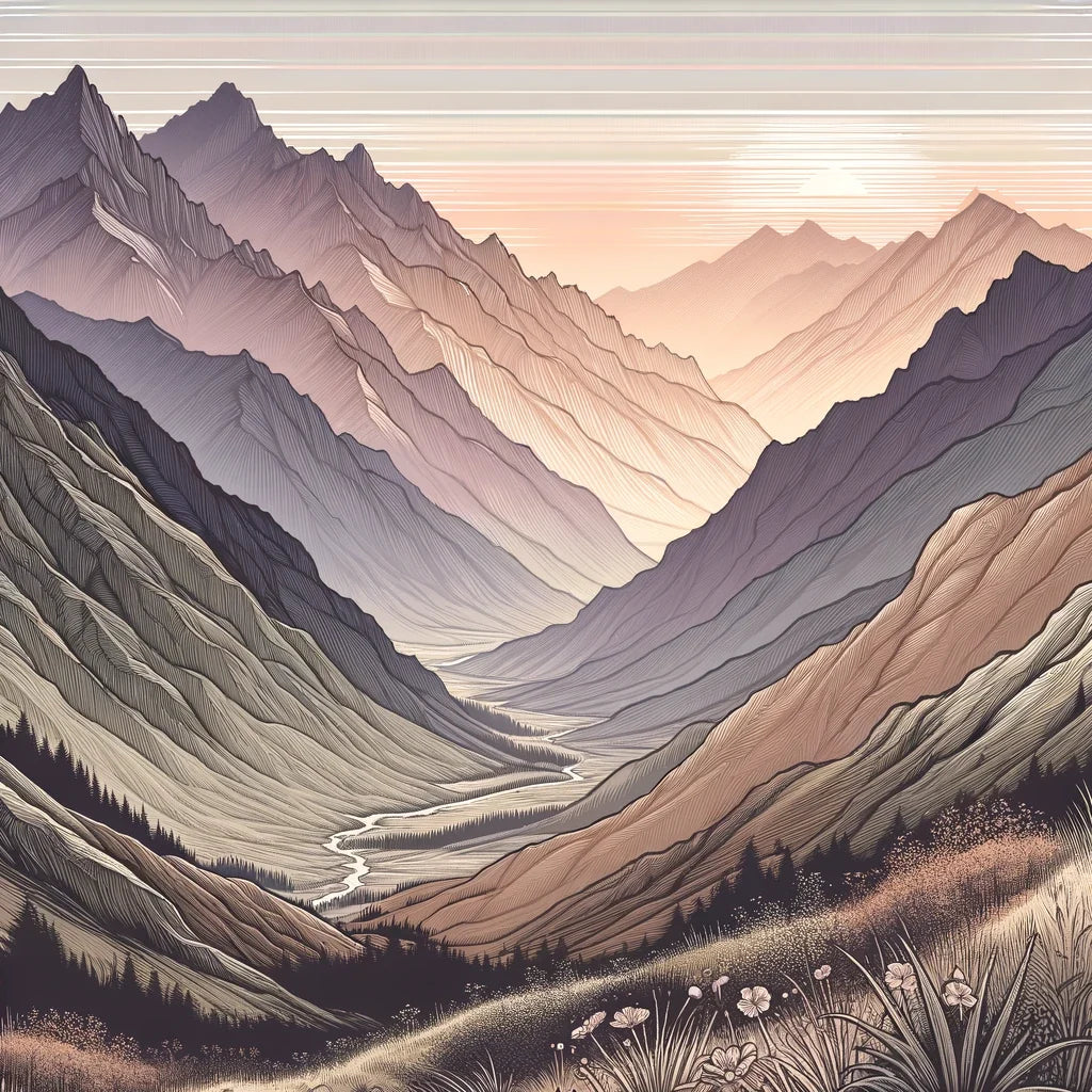 Sunrise Peaks Canvas