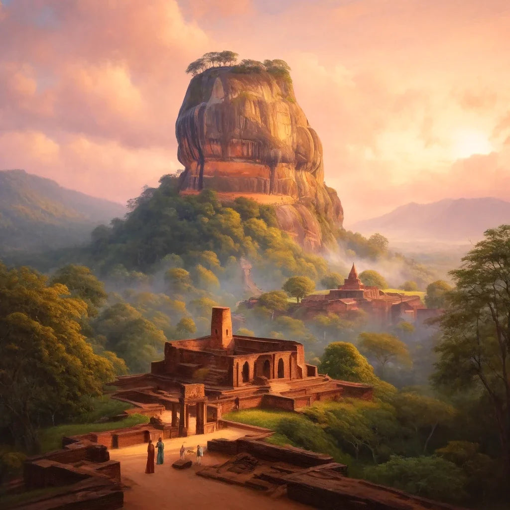 Sunrise at Sigiriya Canvas