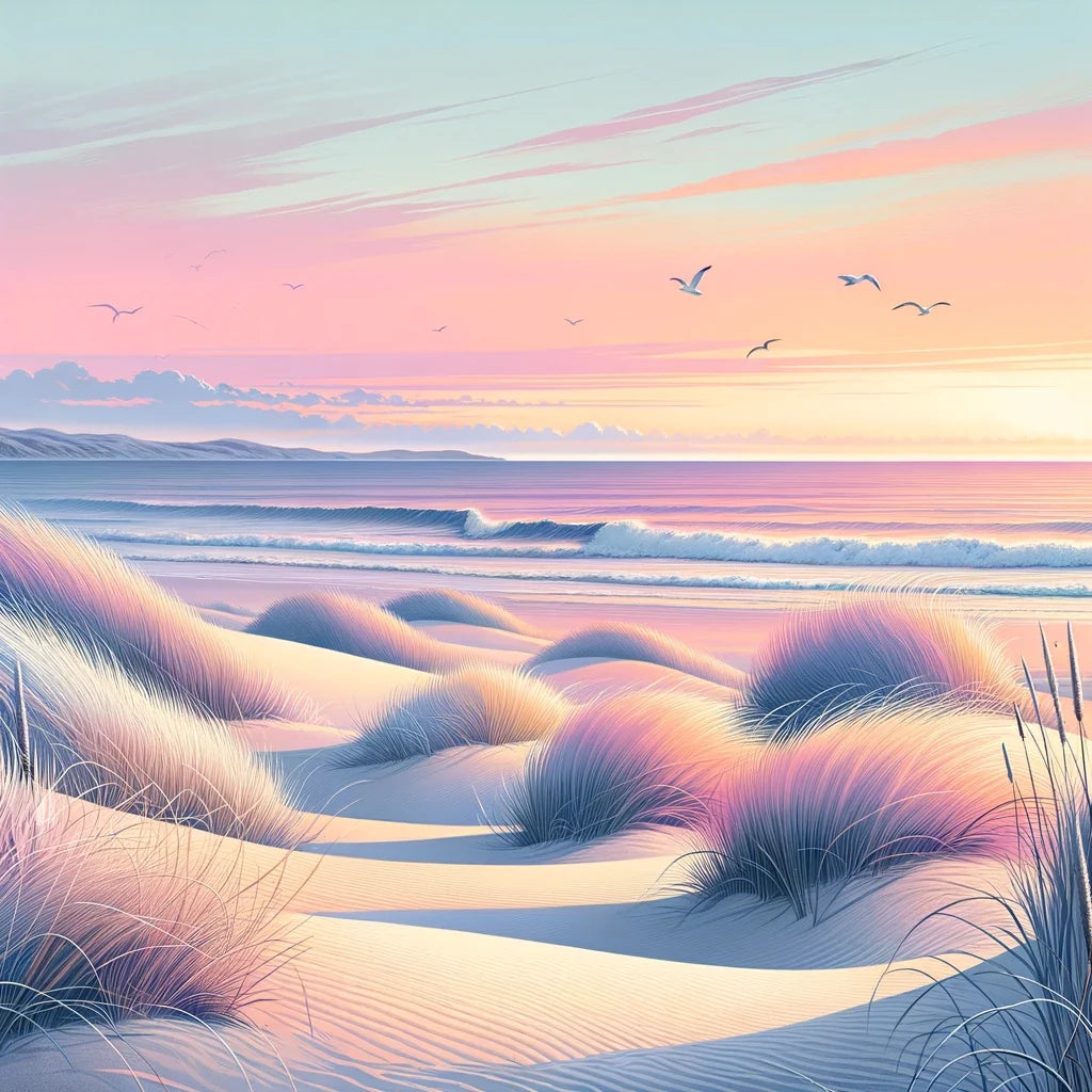 Sunset Beach Serenity Canvas