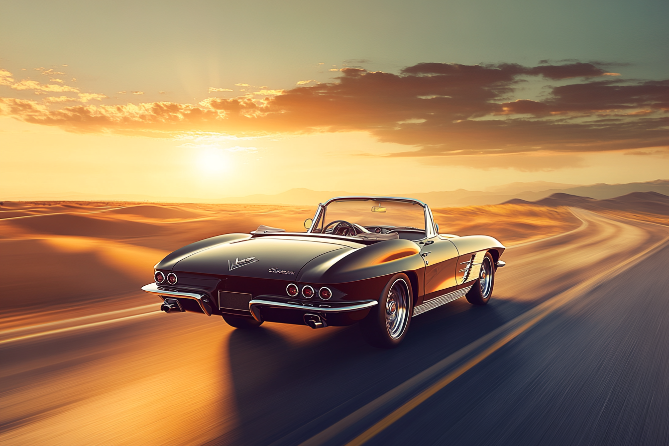 Sunset Cruise Desert Canvas