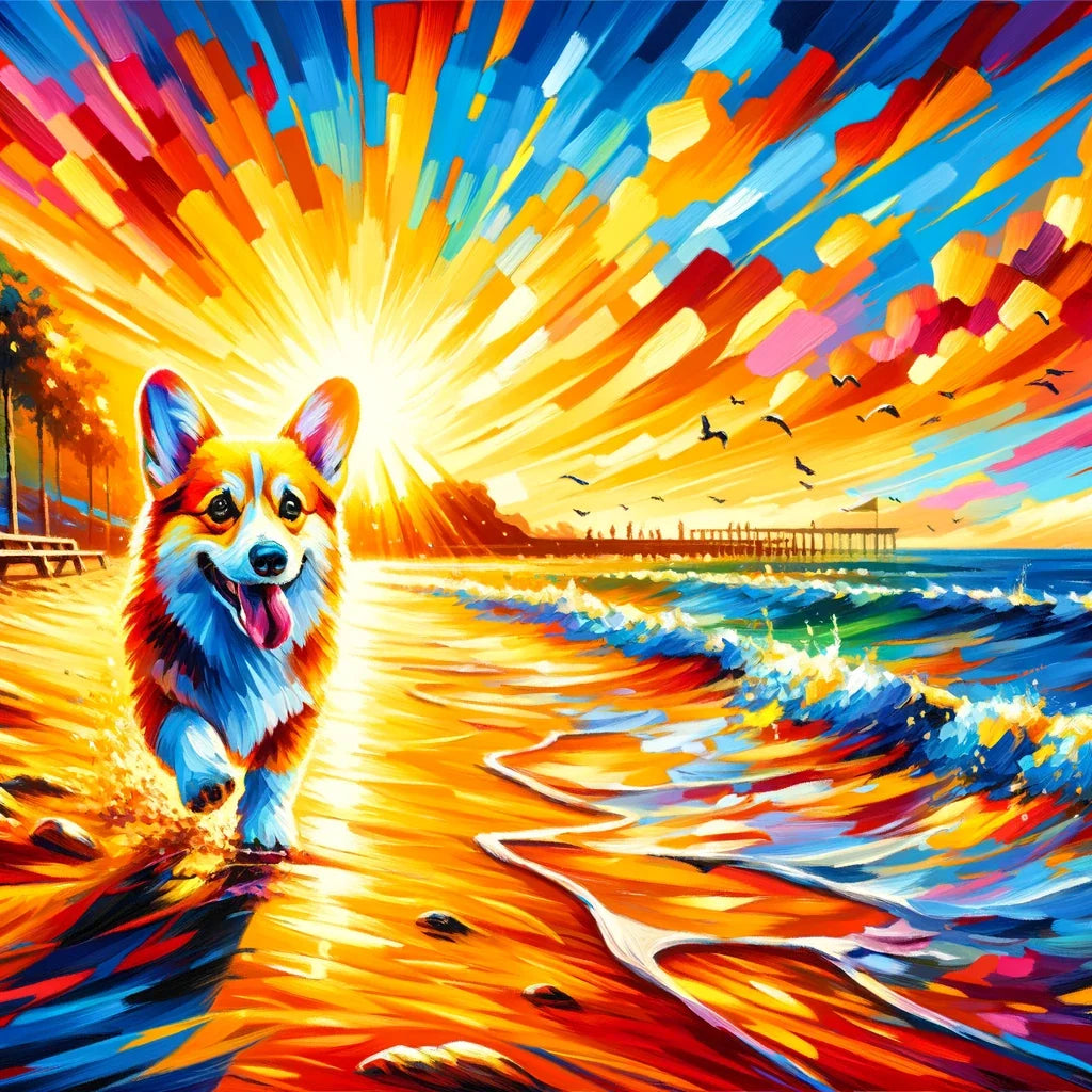 Sunset Frolic Canvas