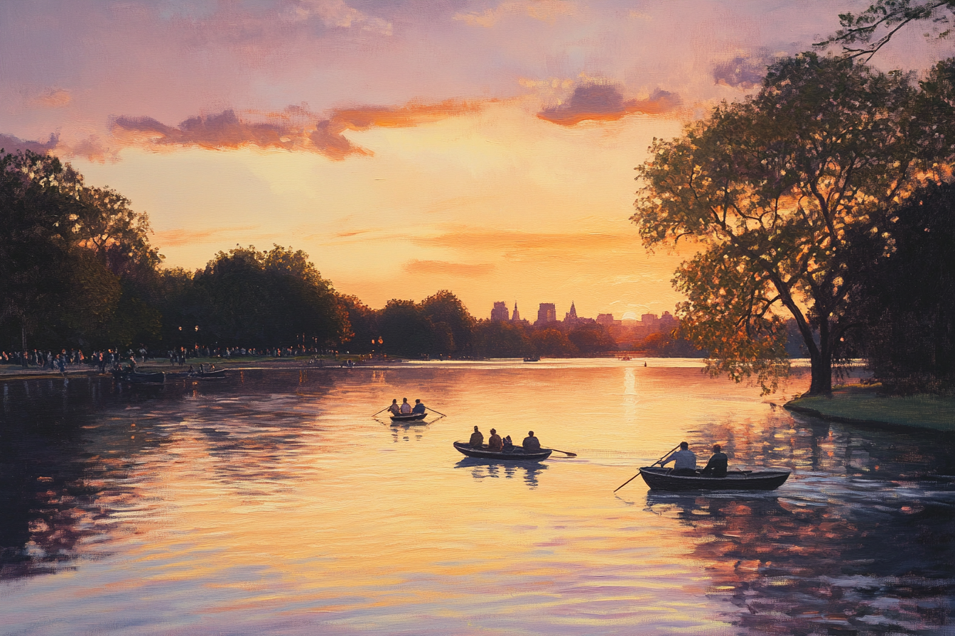 Sunset Serpentine Canvas