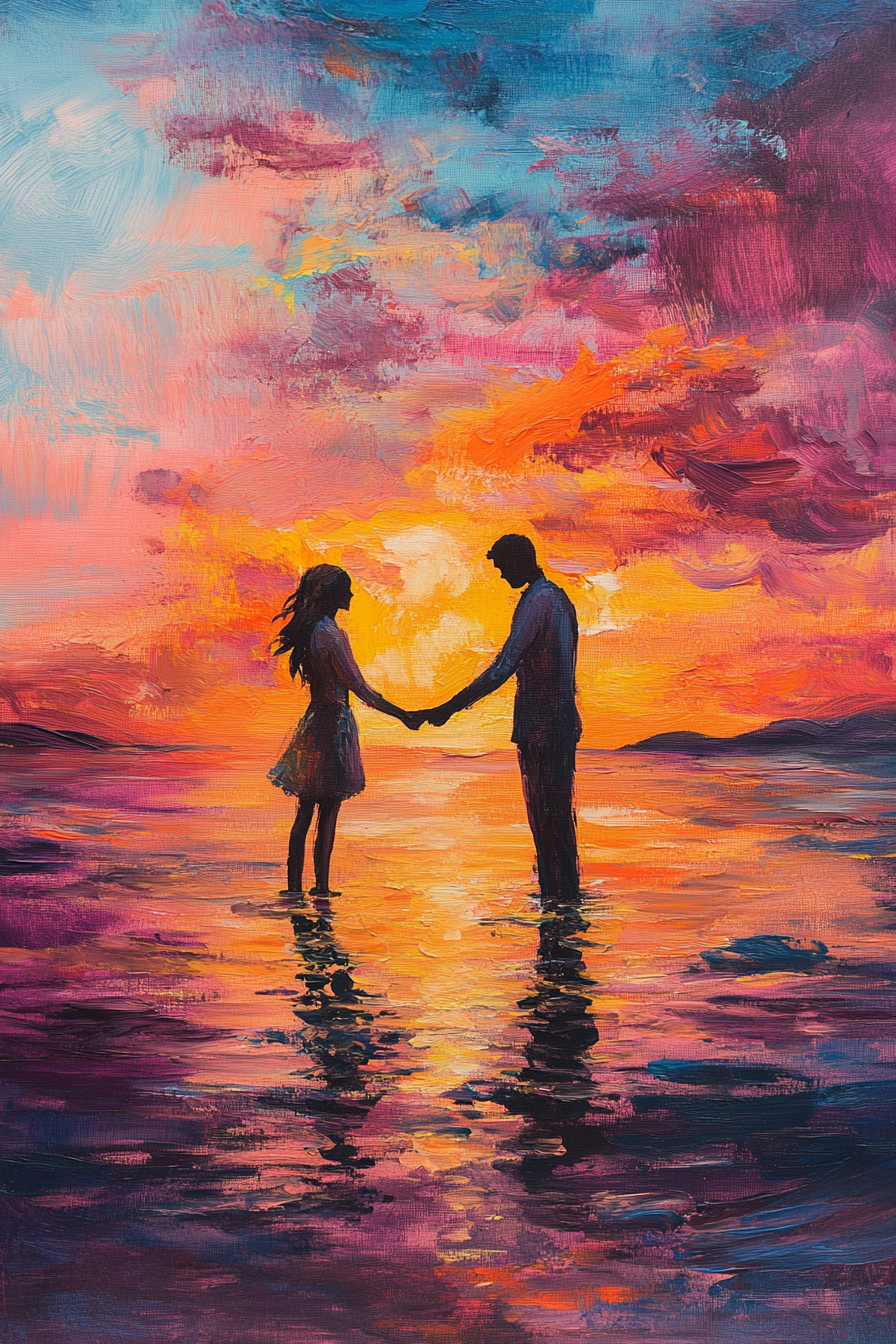 Sunset Silhouette Canvas