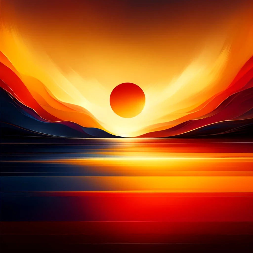 Sunset Simplicity Canvas