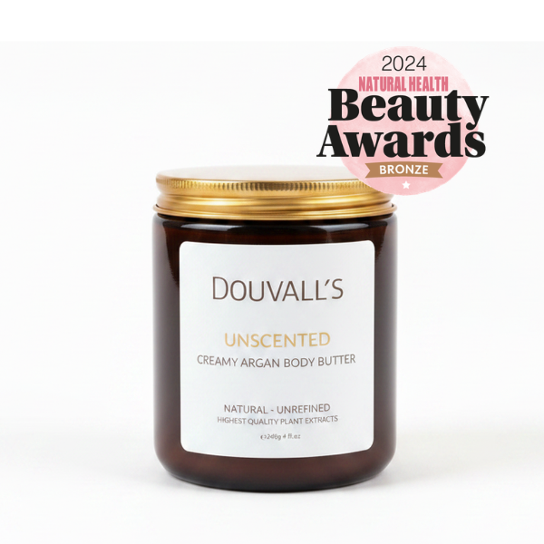 Organic Creamy Argan Body Butter Unscented 240ml