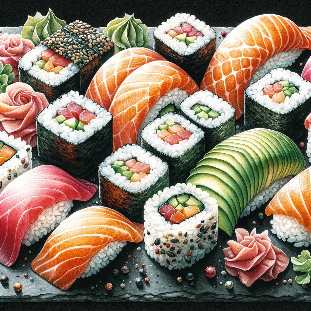 Sushi Spectrum Cotton Cushion