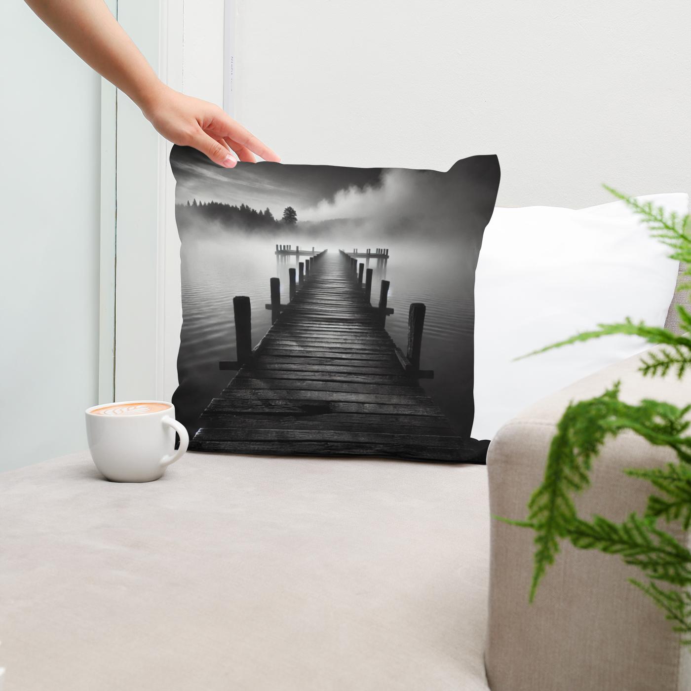 Quiet Waters Cotton Cushion