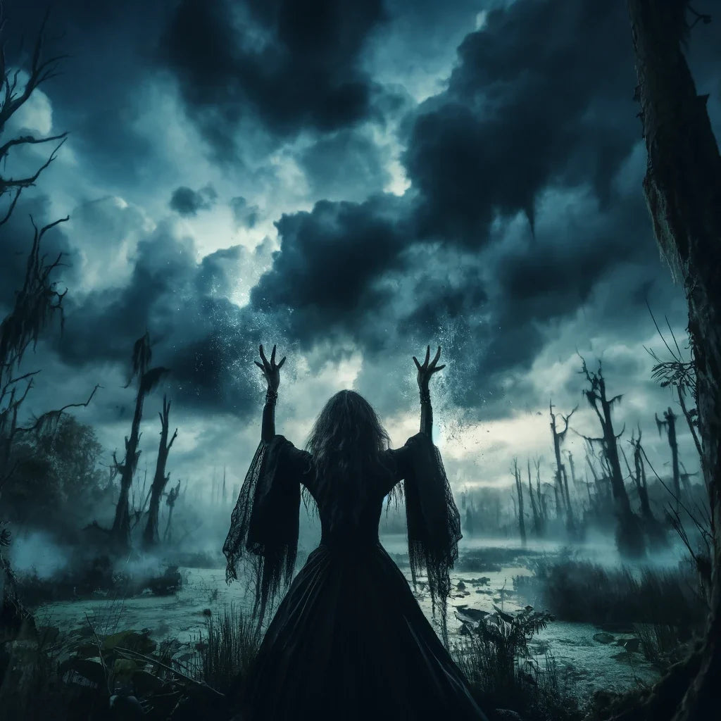 Swamp Witch's Spell Canvas