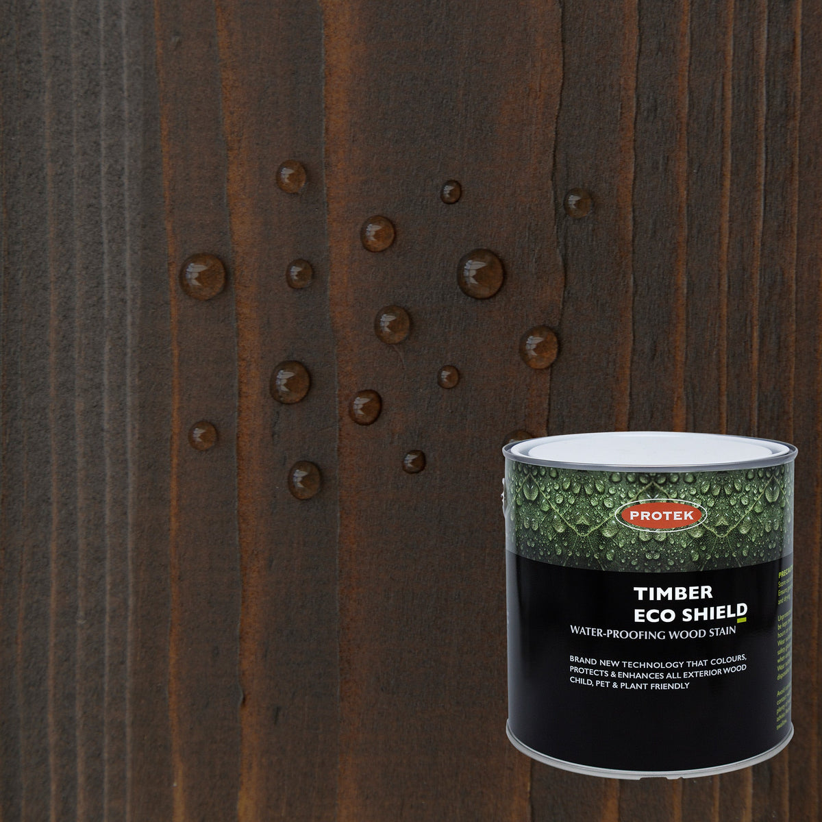 Dark Brown - Timber Eco Shield Wood Stain