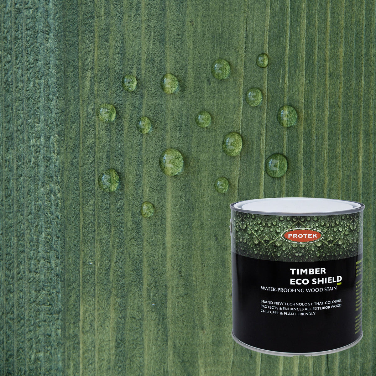 Moss Green - Timber Eco Shield Wood Stain
