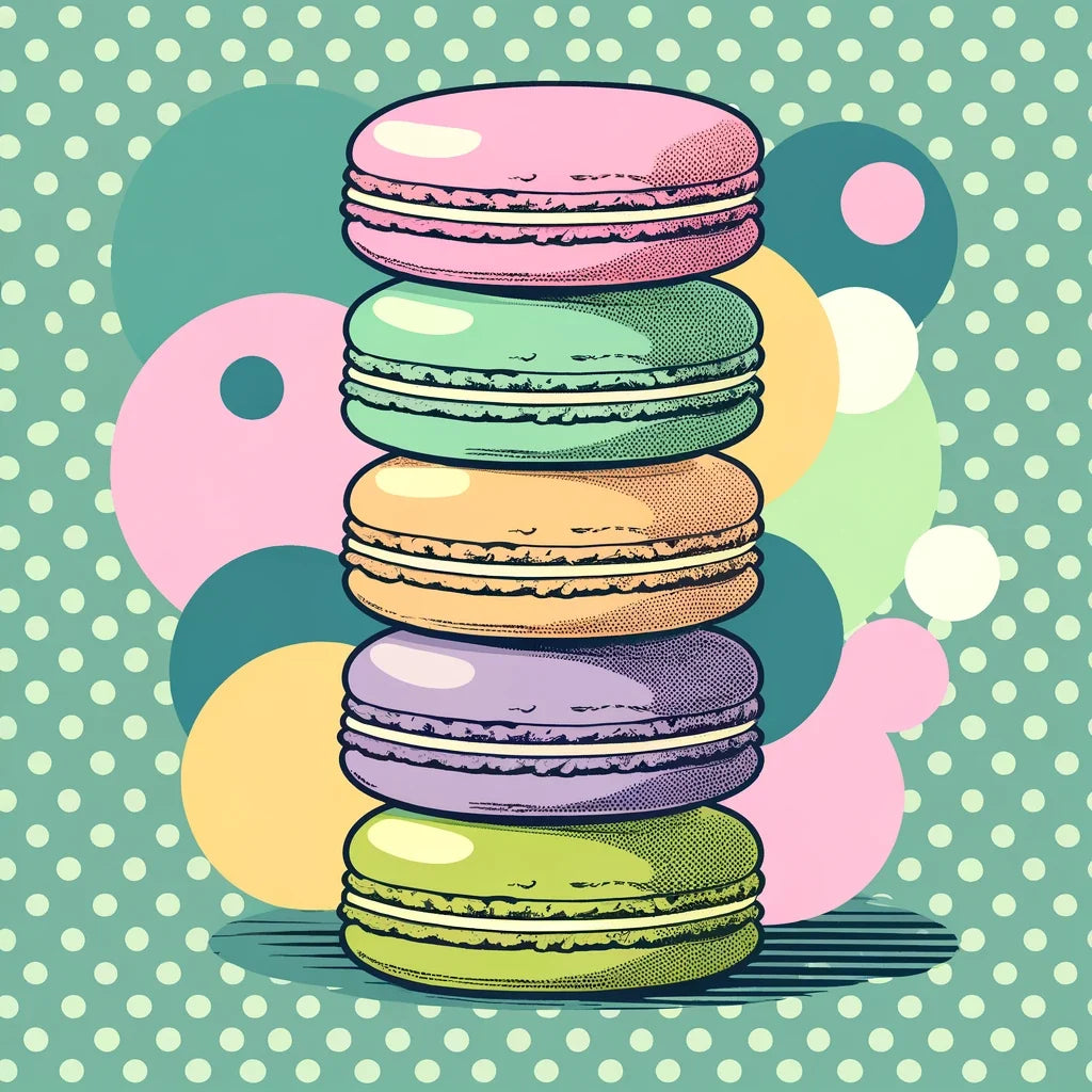 Sweet Macarons Canvas