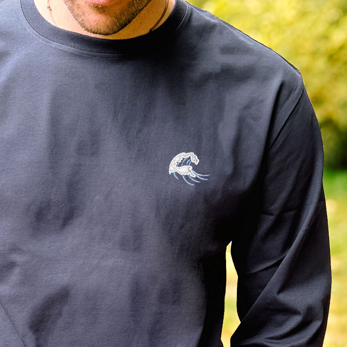 Swell Embroidered Long Sleeve T-Shirt (Unisex)