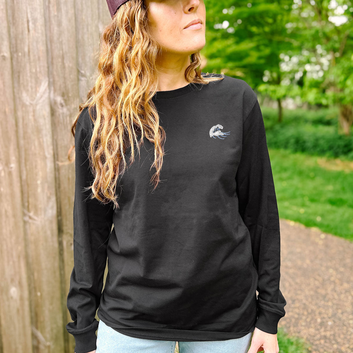 Swell Embroidered Long Sleeve T-Shirt (Unisex)