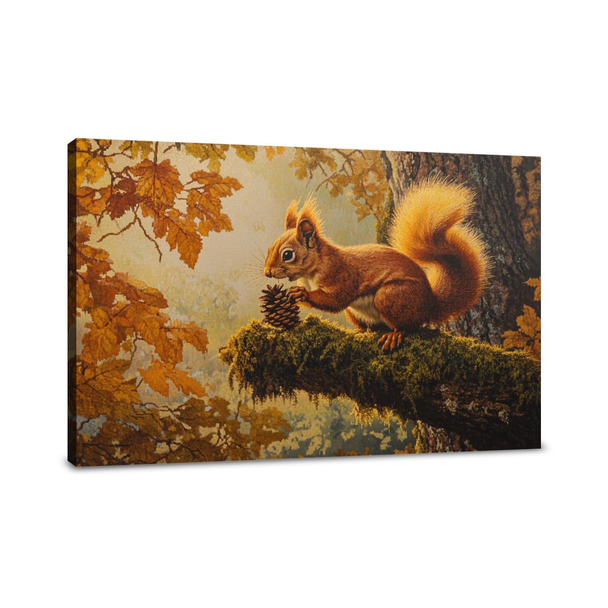 Red Squirrel Sanctuary Canvas