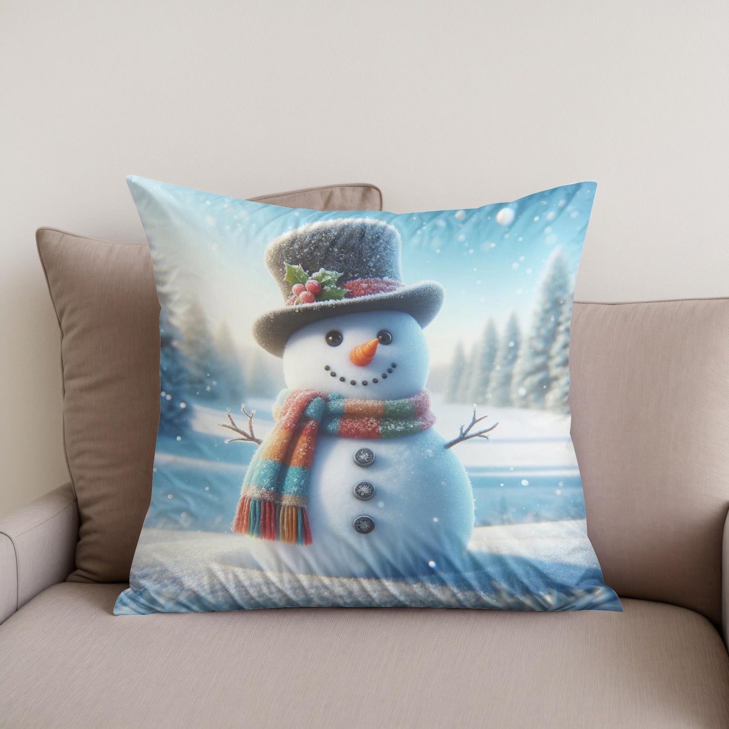 Winter Joy Cotton Cushion