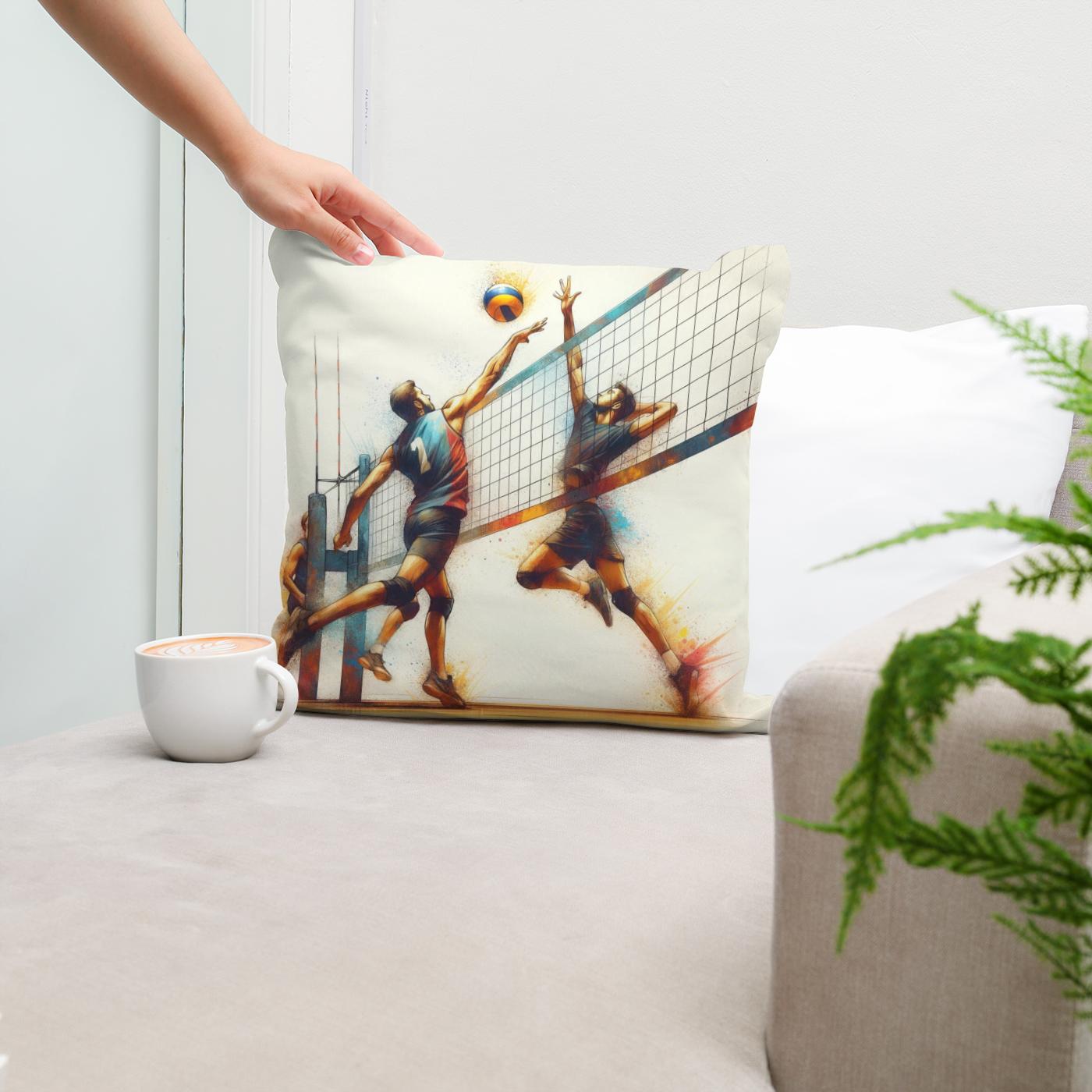 Net Clash Cotton Cushion