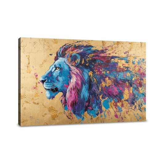 Lion's Sunset Canvas