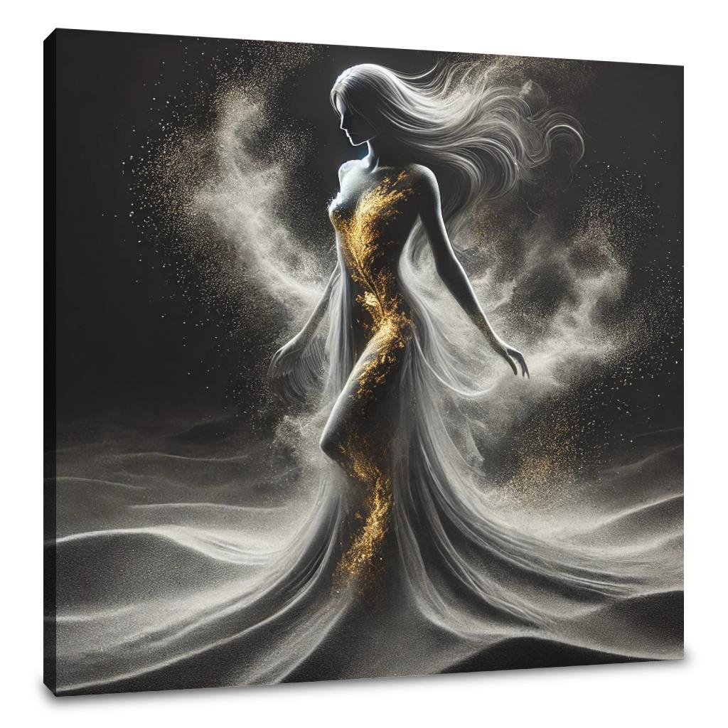 Ethereal Sand Woman Canvas
