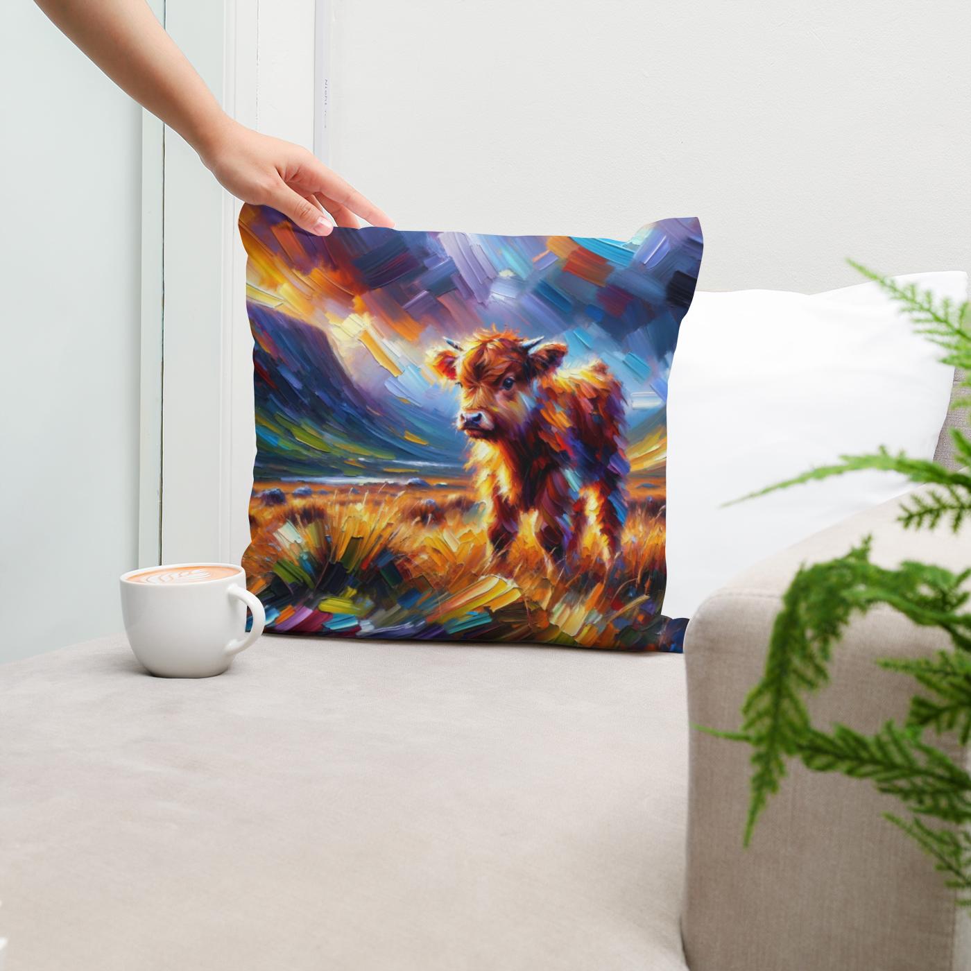 Highland Emotion Cotton Cushion