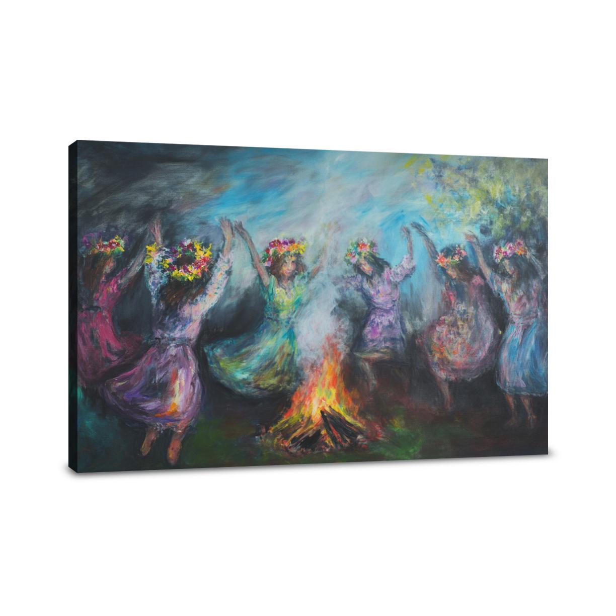 Bealtaine's Joyful Dance Canvas
