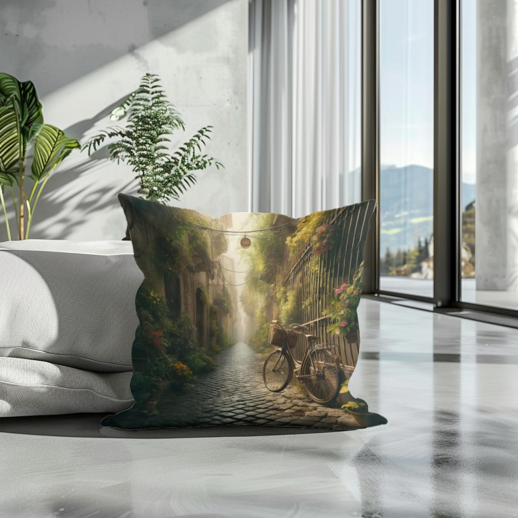 Whispers of Summer Past Cotton Cushion