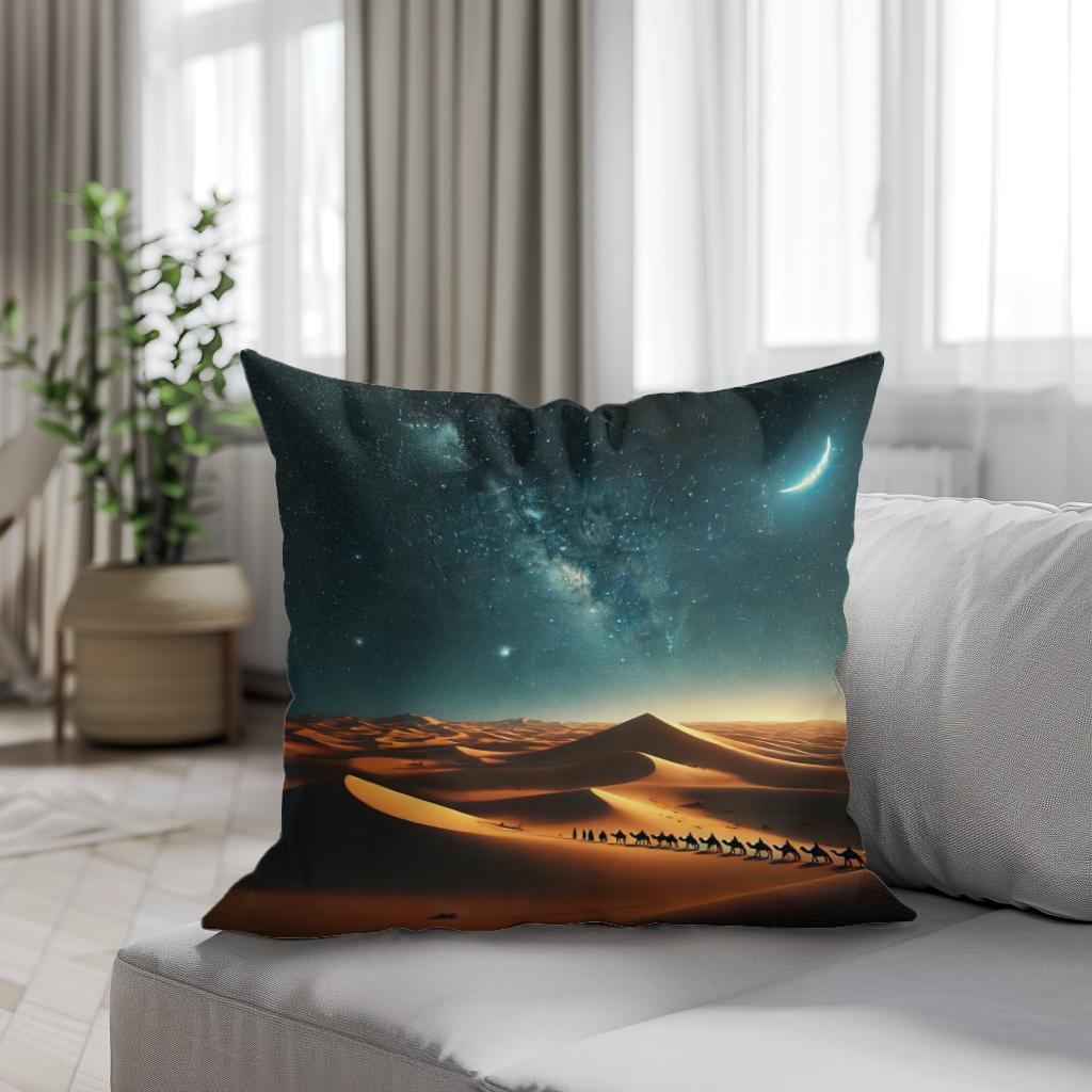 Sahara Nightscape Cotton Cushion