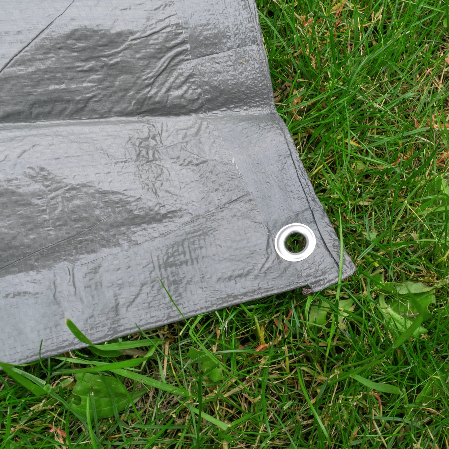 Gray S-Grade Tarpaulin 2m x 2m
