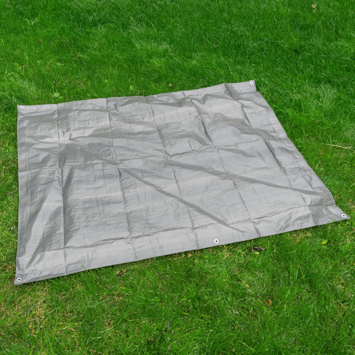 Gray S-Grade Tarpaulin 2m x 2m