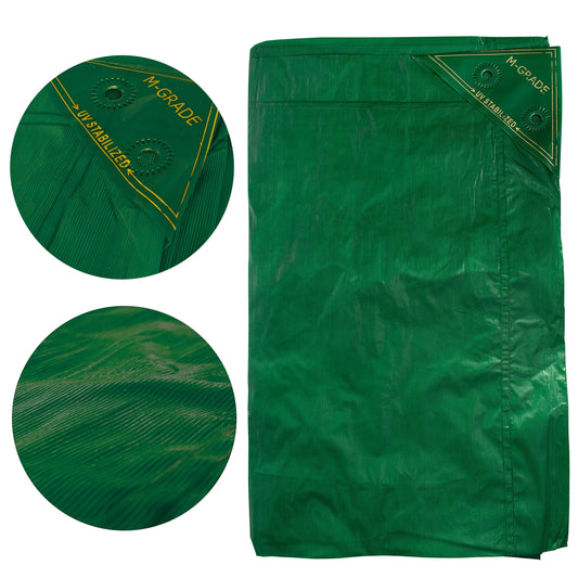 M-Grade LLDPE Green Tarpaulin 1.5m x 2m