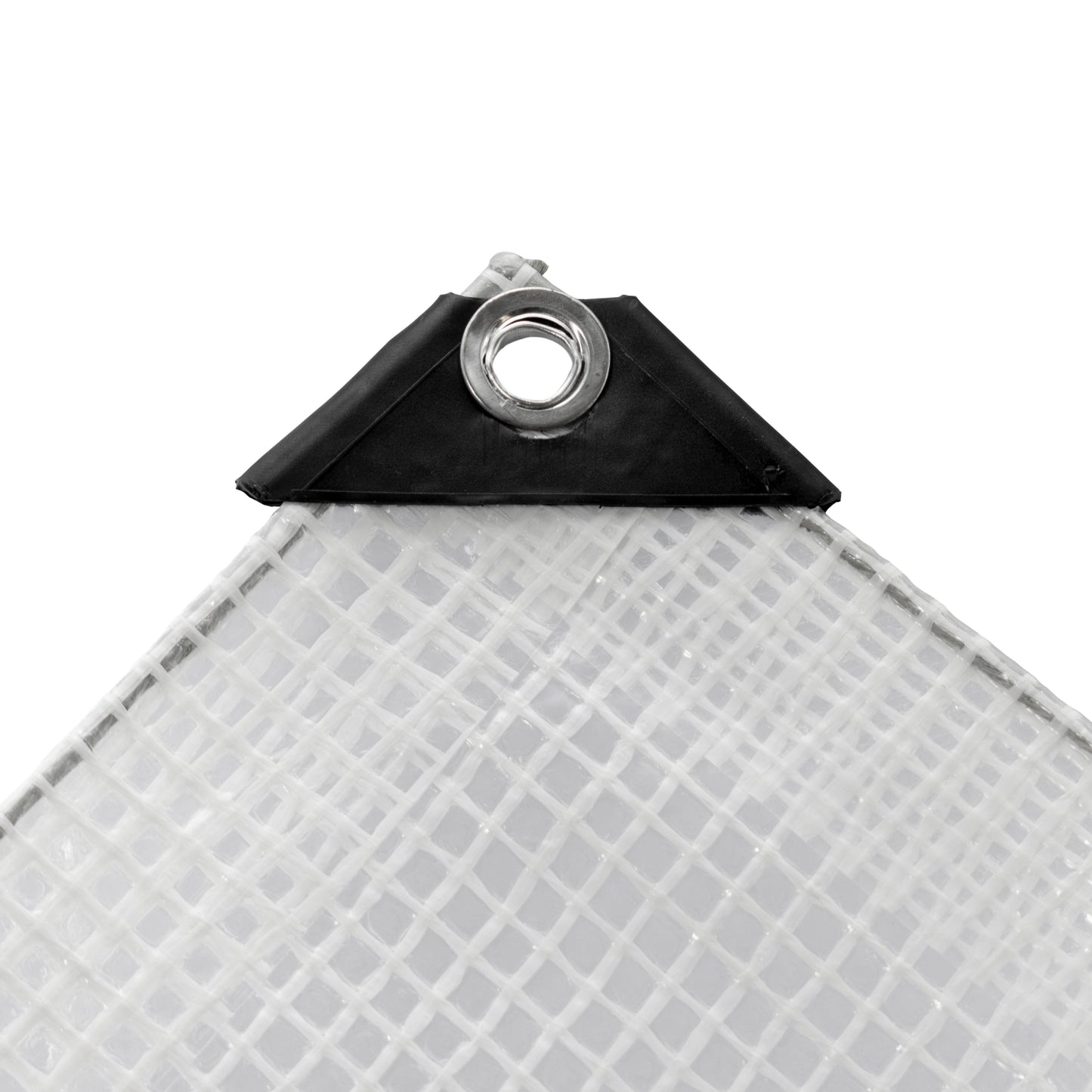 Clear M-Grade Tarpaulin with 20 x 6" Bungee Balls (White)