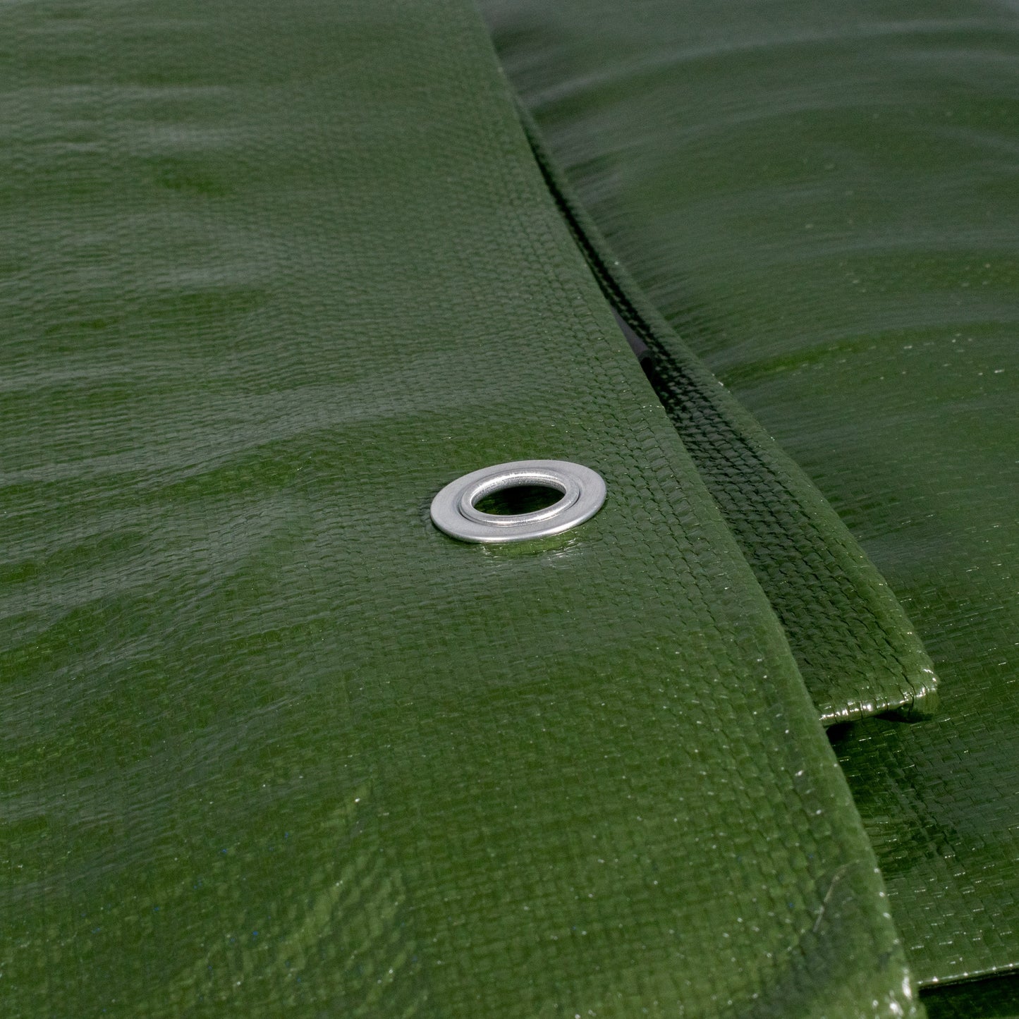 Green/Brown L-Grade Tarpaulin 3m x 4m