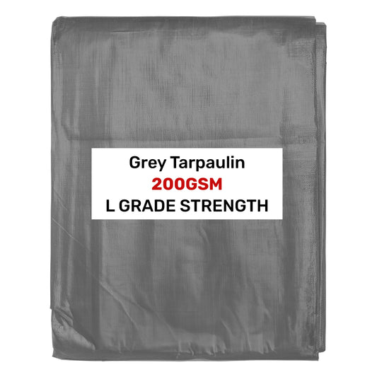 Grey L-Grade Tarpaulin 2m x 4m