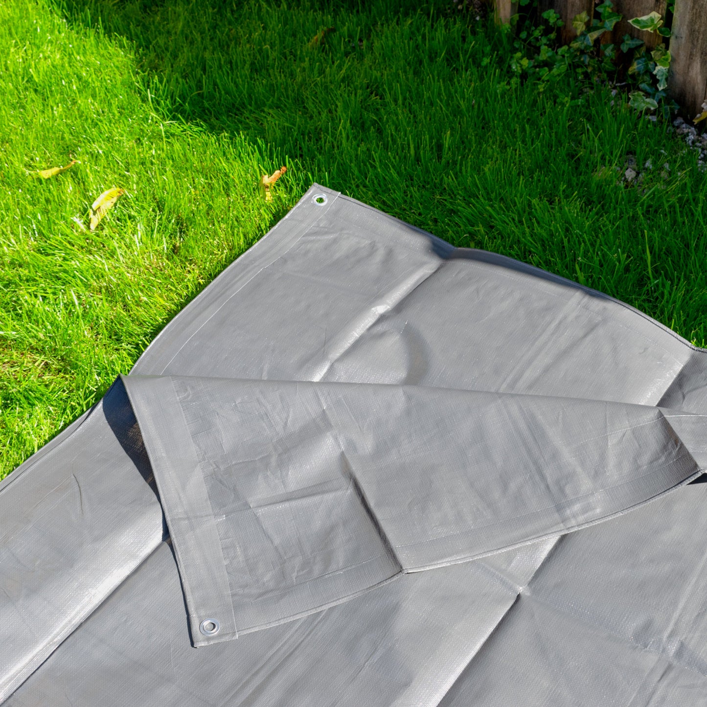 Grey L-Grade Tarpaulin 2m x 3m