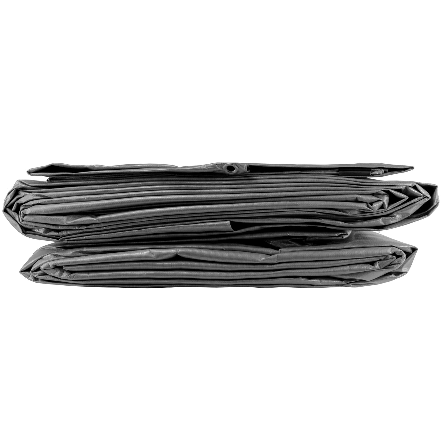 Grey L-Grade Tarpaulin with 10 Metres of 8mm Bungee Rope