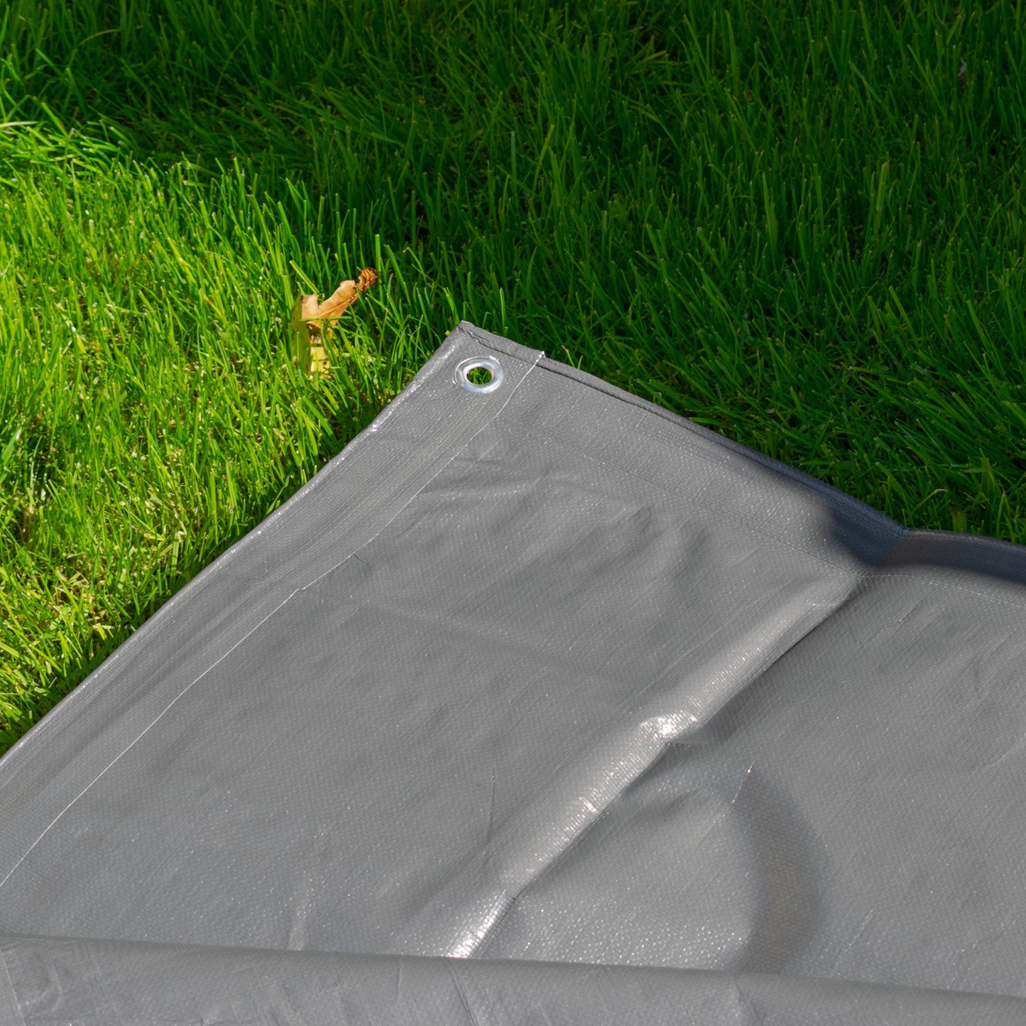 Grey L-Grade Tarpaulin 1m x 1m